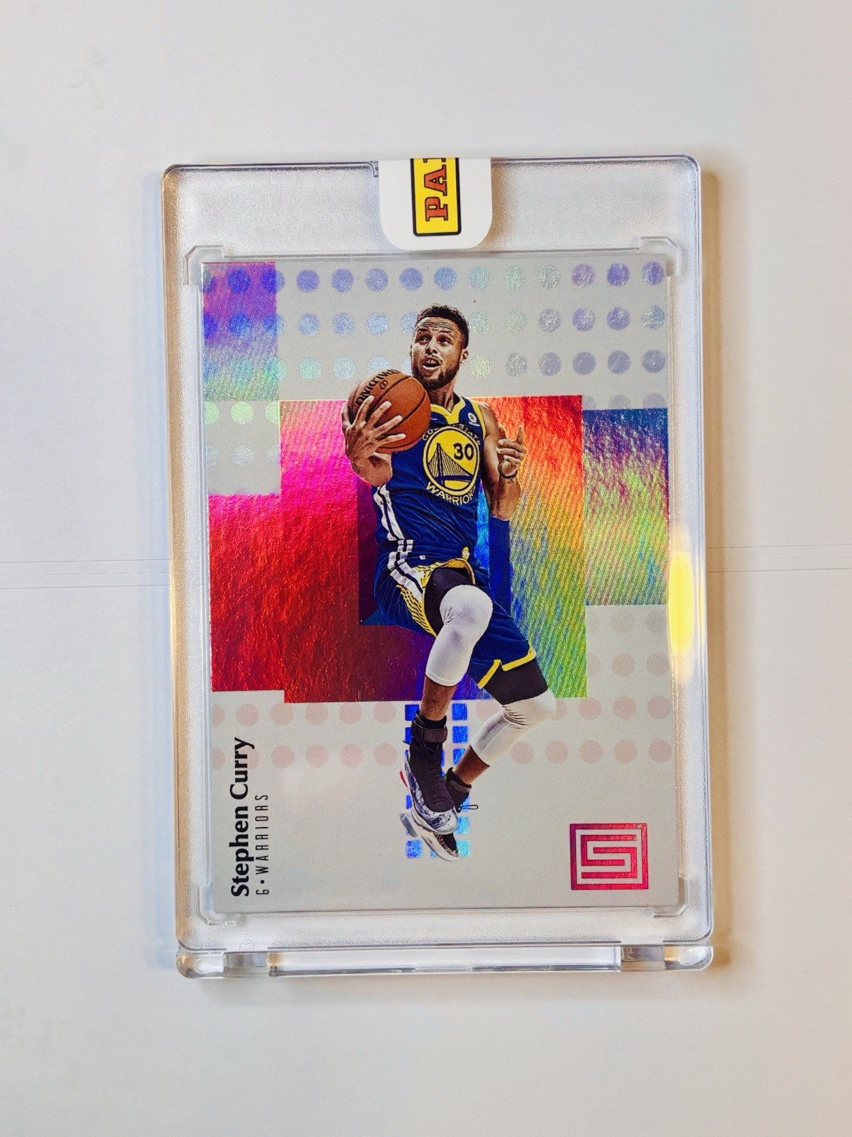 2017 Stephen Curry Art Card MVP NBA Golden State Warriors RARE Encased 🔥