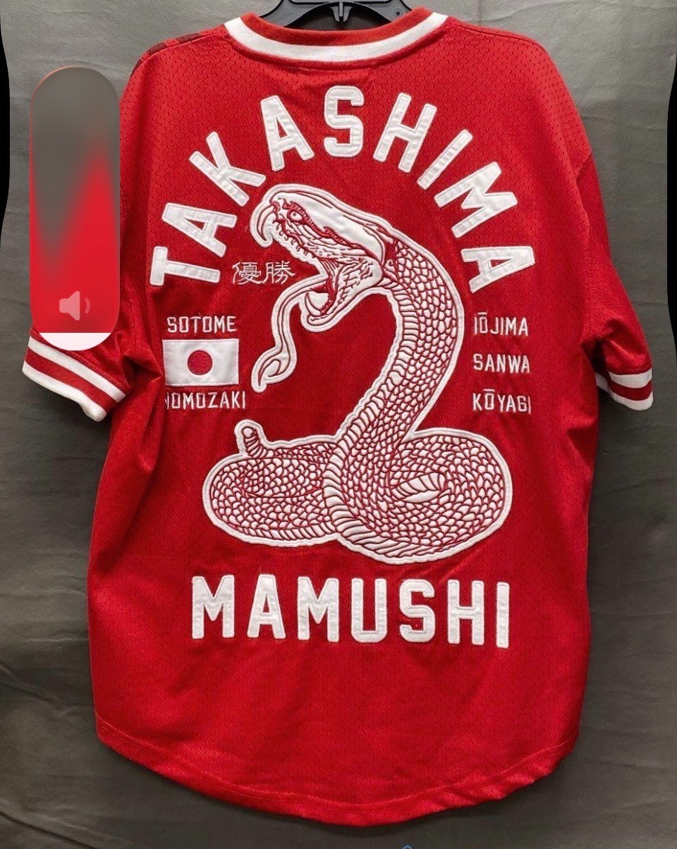 Nagasaki Rattlesnakes Custom Jersey by Japanese Designer Iro-Ochi - XXL Nagasaki Rattlesnakes Custom Jersey by Japanese Designer Iro-Ochi - XXL