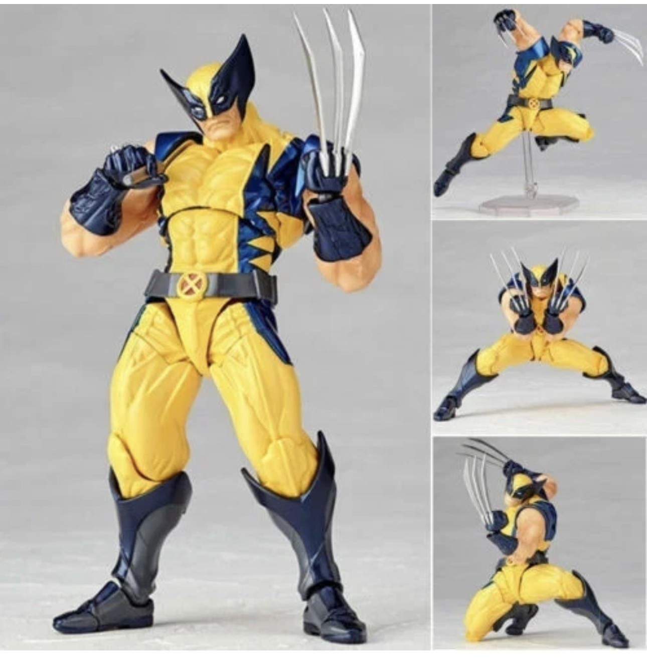 Revoltech Amazing Yamaguchi No.005 X-Men Wolverine Box Action Figure Set Toy New Revoltech Amazing Yamaguchi No.005 X-Men Wolverine Box Action Figure Set Toy New