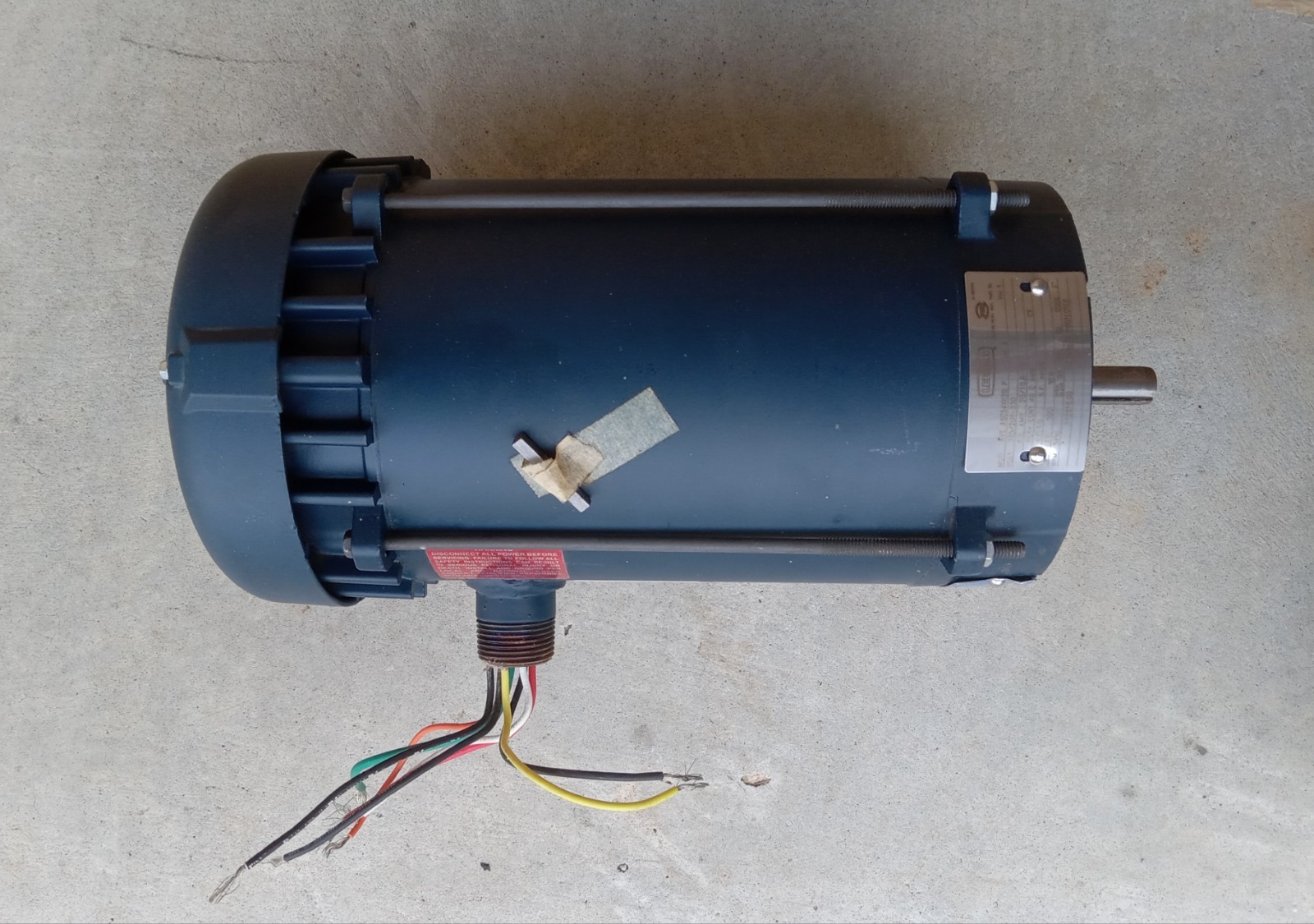 LEESON 116616.00 Explosion Proof Motor, 2 HP, 3600 RPM LEESON 116616.00 Explosion Proof Motor, 2 HP, 3600 RPM