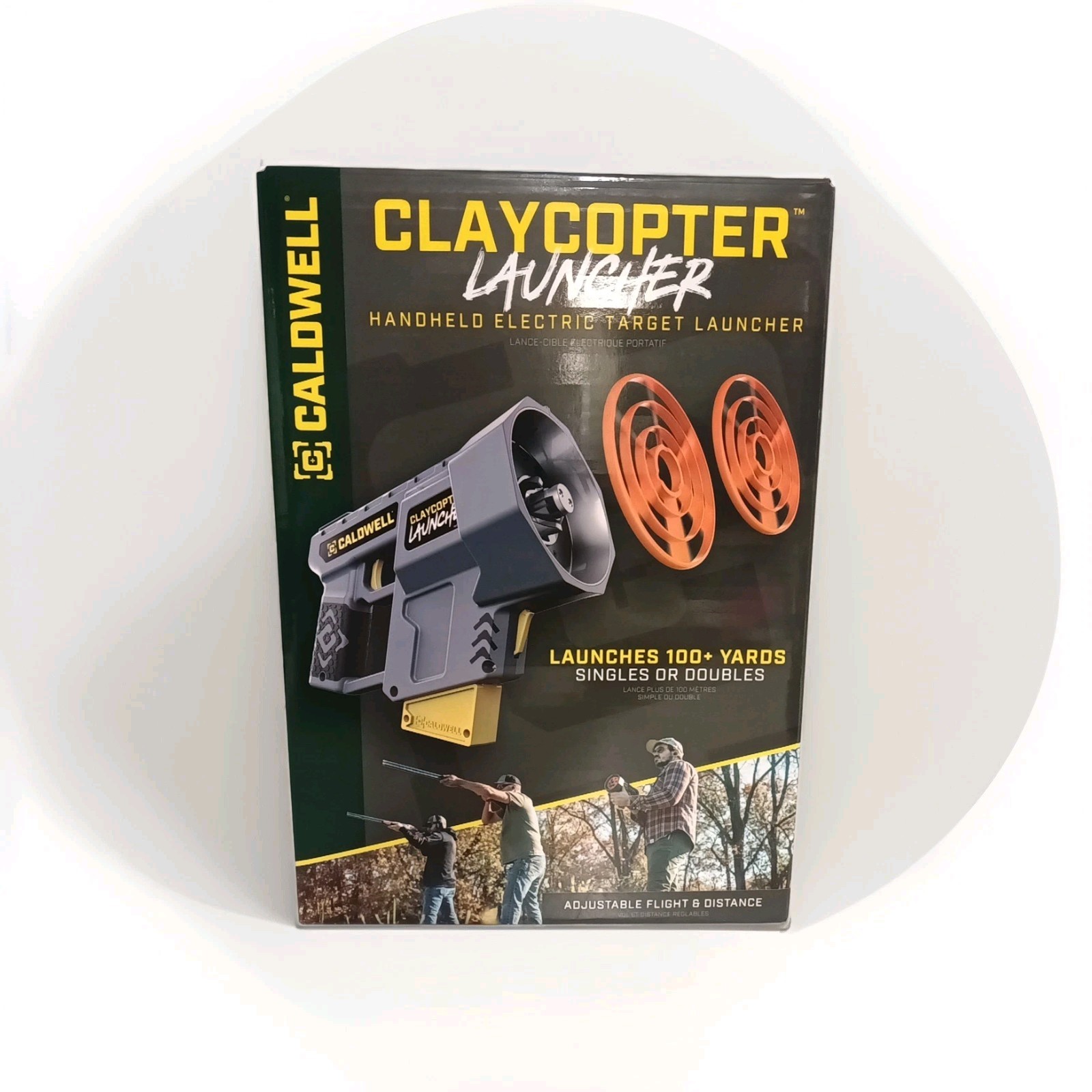 Caldwell Claycopter Launcher Handheld Electric Target Launcher w  Battery New