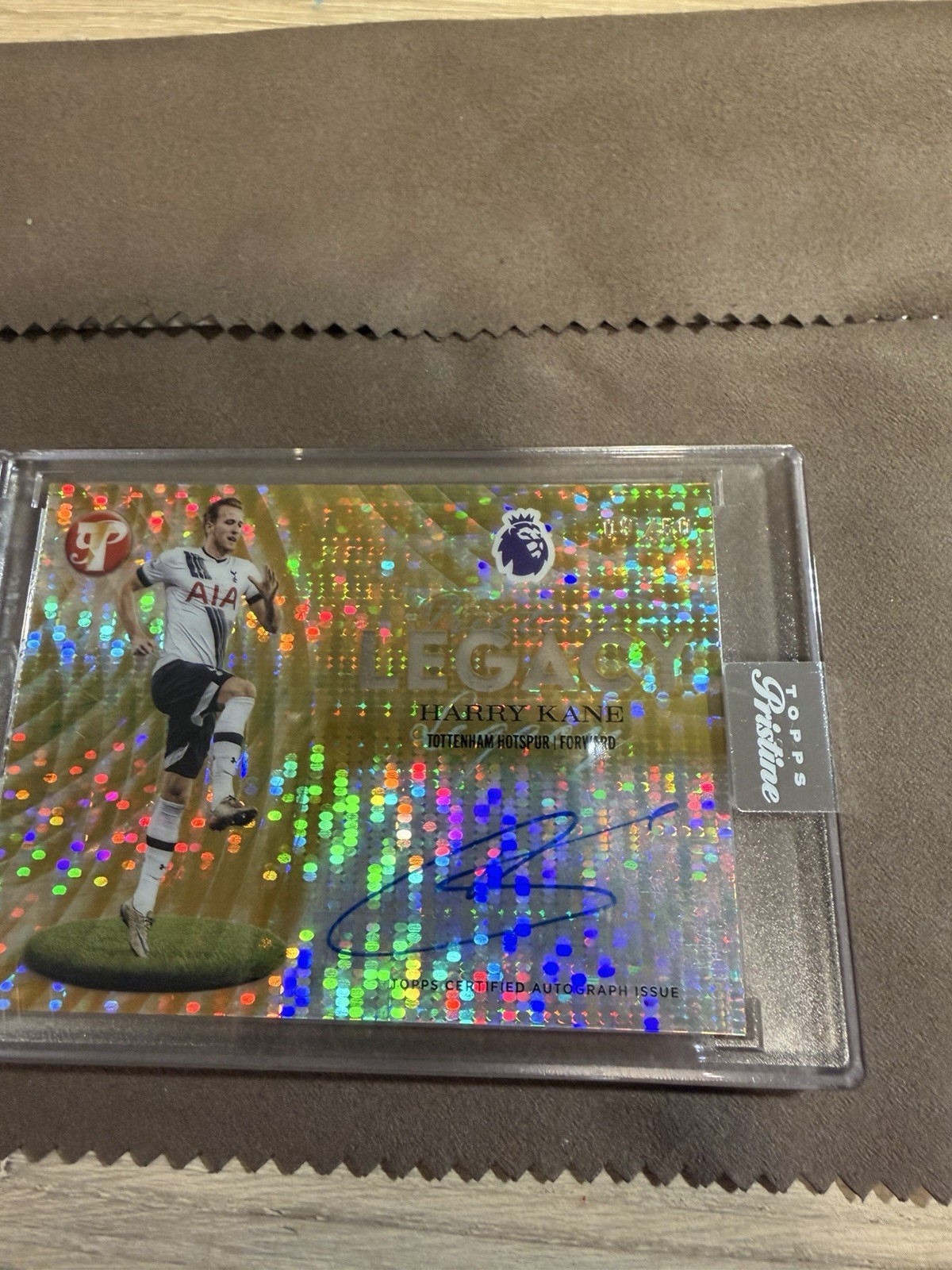 2025-26 Topps Pristine Harry Kane Gold /50 Auto #HK Tottenham 9/50 Jersey match 2025-26 Topps Pristine Harry Kane Gold /50 Auto #HK Tottenham 9/50 Jersey match