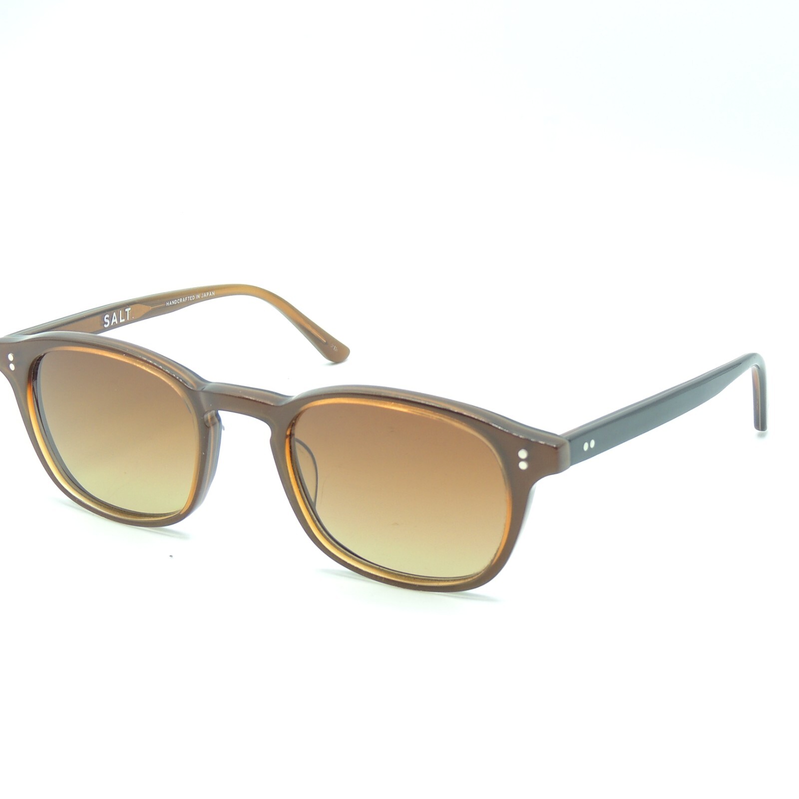 Salt Quinn 50 CFBK Coffee Black Brown Gradient Polarized Sunglasses 50 23 138