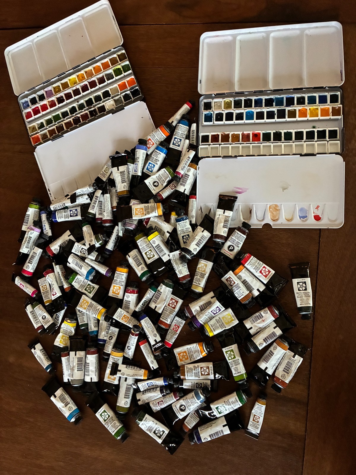 MASSIVE lot of Daniel Smith Watercolor Paint + Paint Trays $2,000 worth of Paint MASSIVE lot of Daniel Smith Watercolor Paint + Paint Trays $2,000 worth of Paint