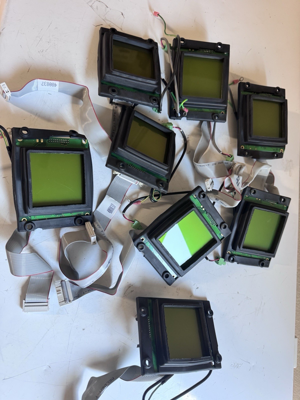 Lot Of 8 Crystalfontz Screen Display Panel For 160160B CFAG160160B-YYH-VU LCD Lot Of 8 Crystalfontz Screen Display Panel For 160160B CFAG160160B-YYH-VU LCD