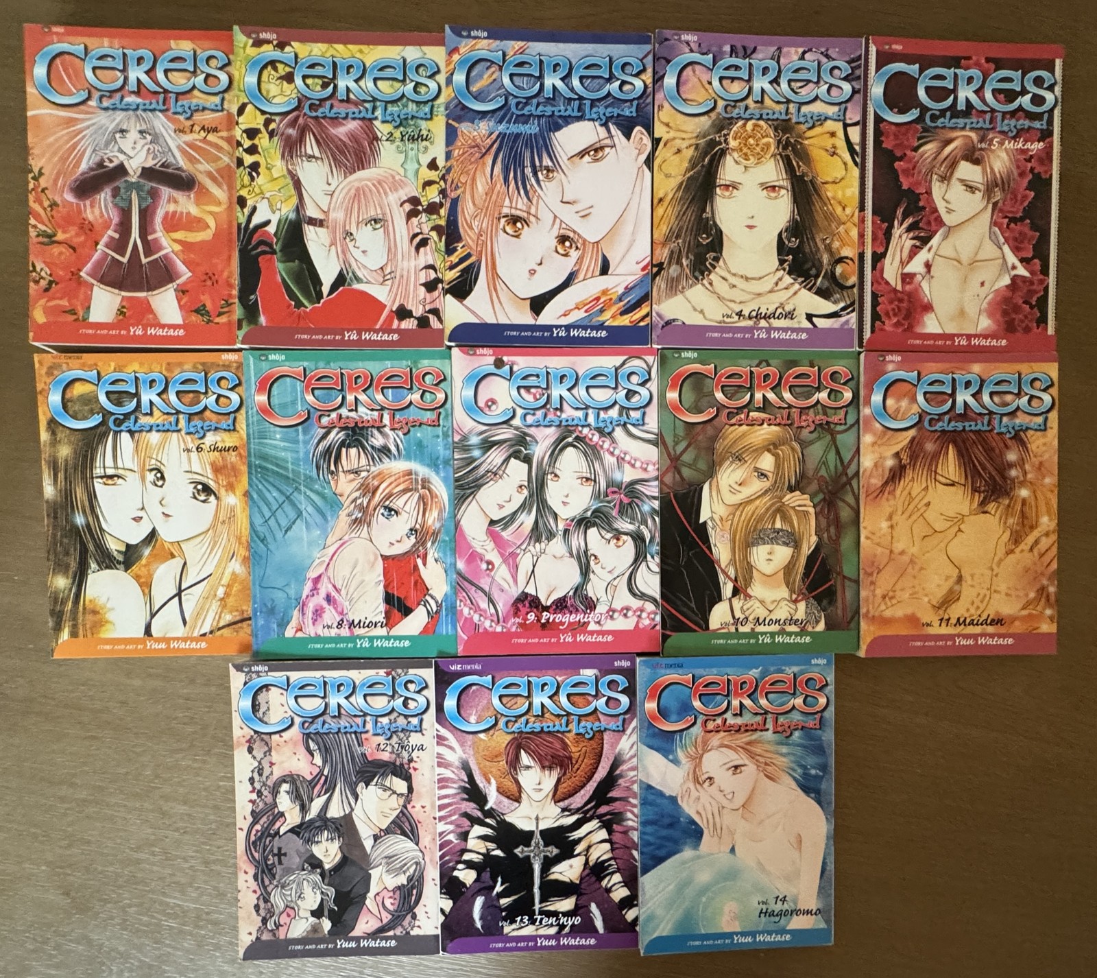 CERES CELESTIAL LEGEND English Manga 1-14 Set Missing #7 Yu Watase Viz CERES CELESTIAL LEGEND English Manga 1-14 Set Missing #7 Yu Watase Viz