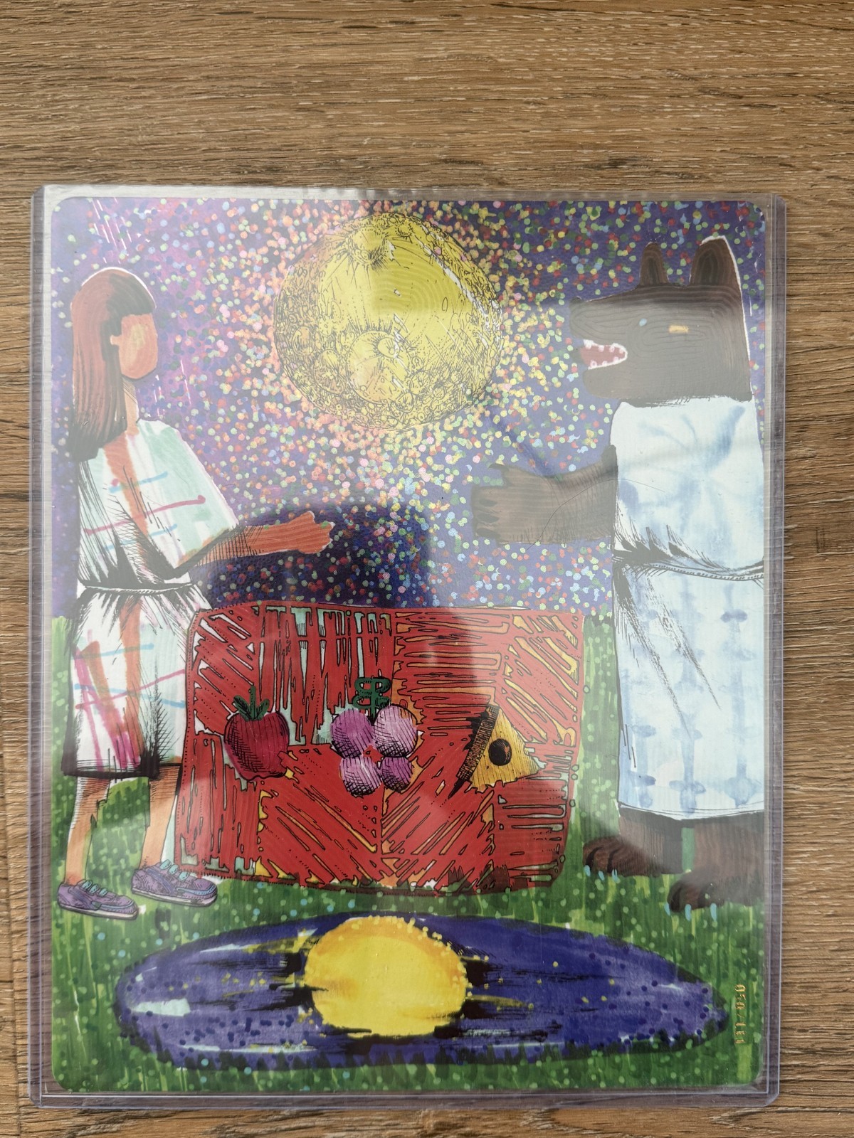 David Choe Print | Offering | 8x10in FOIL | Serialized 050/111 | Double Sided