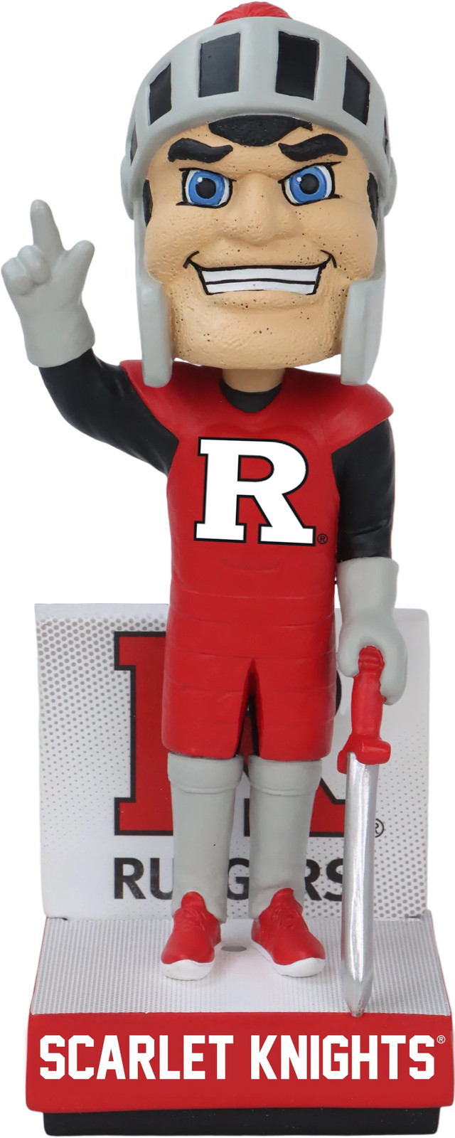 Sir Henry Rutgers Scarlet Knights Mascot Bobblehead NCAA College Sir Henry Rutgers Scarlet Knights Mascot Bobblehead NCAA College