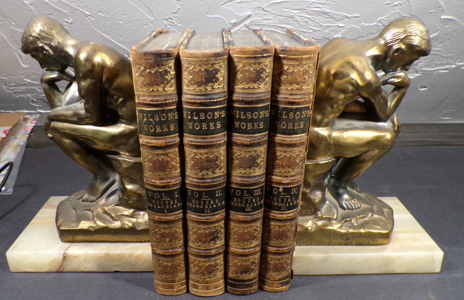 Signed by Cal Tech Founder NOCTES AMBROSIANAE By PROFESSOR WILSON 4 Vols 1855-56 Signed by Cal Tech Founder NOCTES AMBROSIANAE By PROFESSOR WILSON 4 Vols 1855-56