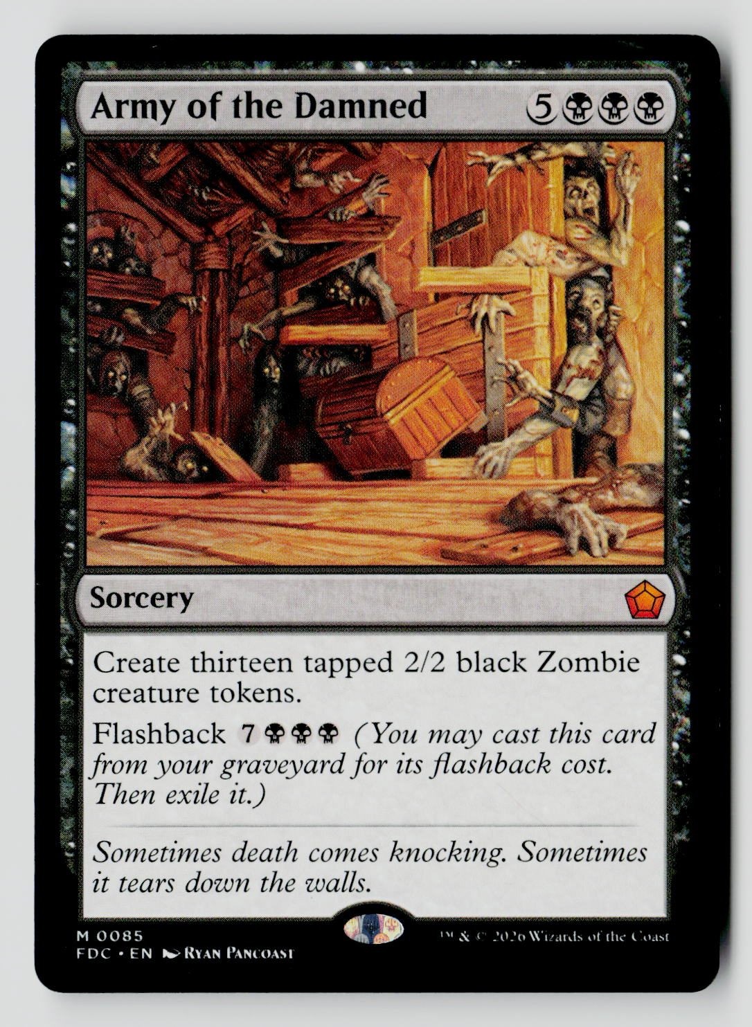 Army of the Damned 85 Mythic FDC MTG NM