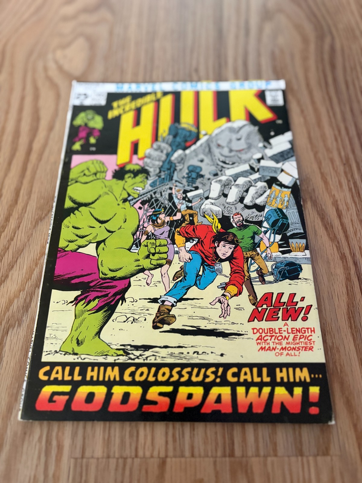 Incredible Hulk 145 F/VF 7.0 High Grade Colossus General Ross 1971 Incredible Hulk 145 F/VF 7.0 High Grade Colossus General Ross 1971