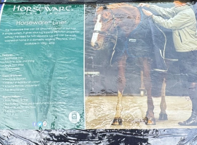 Horseware Rambo Optimo 400g Liner for Optimo Bundle System - 6'6 Horseware Rambo Optimo 400g Liner for Optimo Bundle System - 6'6