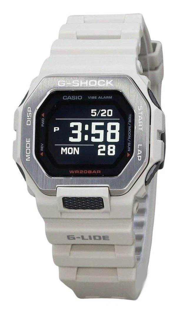 Casio G-SHOCK G-Lide Digital Smartphone Link Moon Data GBX-100-8 200M Mens Watch Casio G-SHOCK G-Lide Digital Smartphone Link Moon Data GBX-100-8 200M Mens Watch