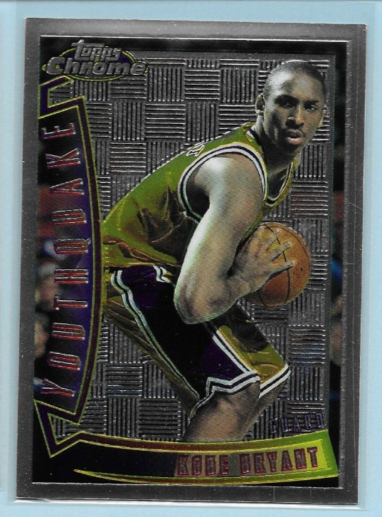 1996-97 Topps Chrome Youthquake Kobe Bryant #YQ15 (RC) ROOKIE CARD LA LAKERS