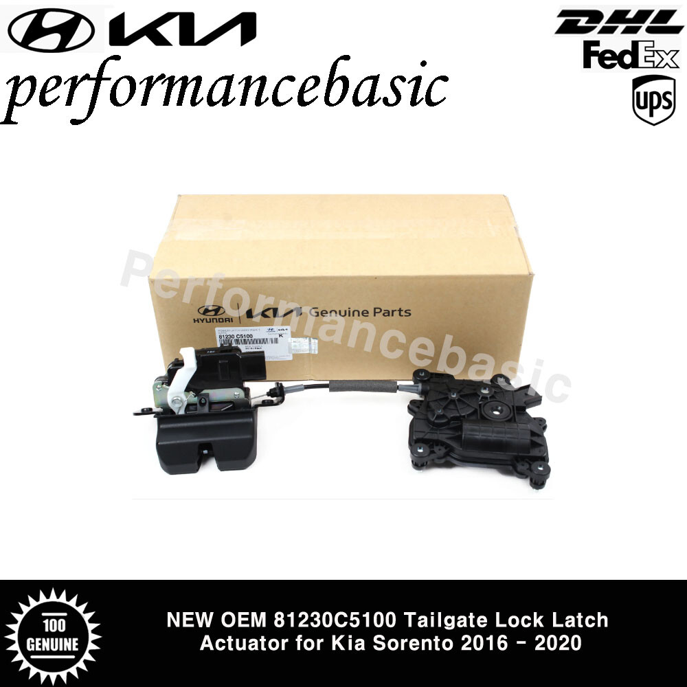 NEW OEM 81230C5100 Tailgate Lock Latch Actuator for Kia Sorento 2016 - 2020 NEW OEM 81230C5100 Tailgate Lock Latch Actuator for Kia Sorento 2016 - 2020