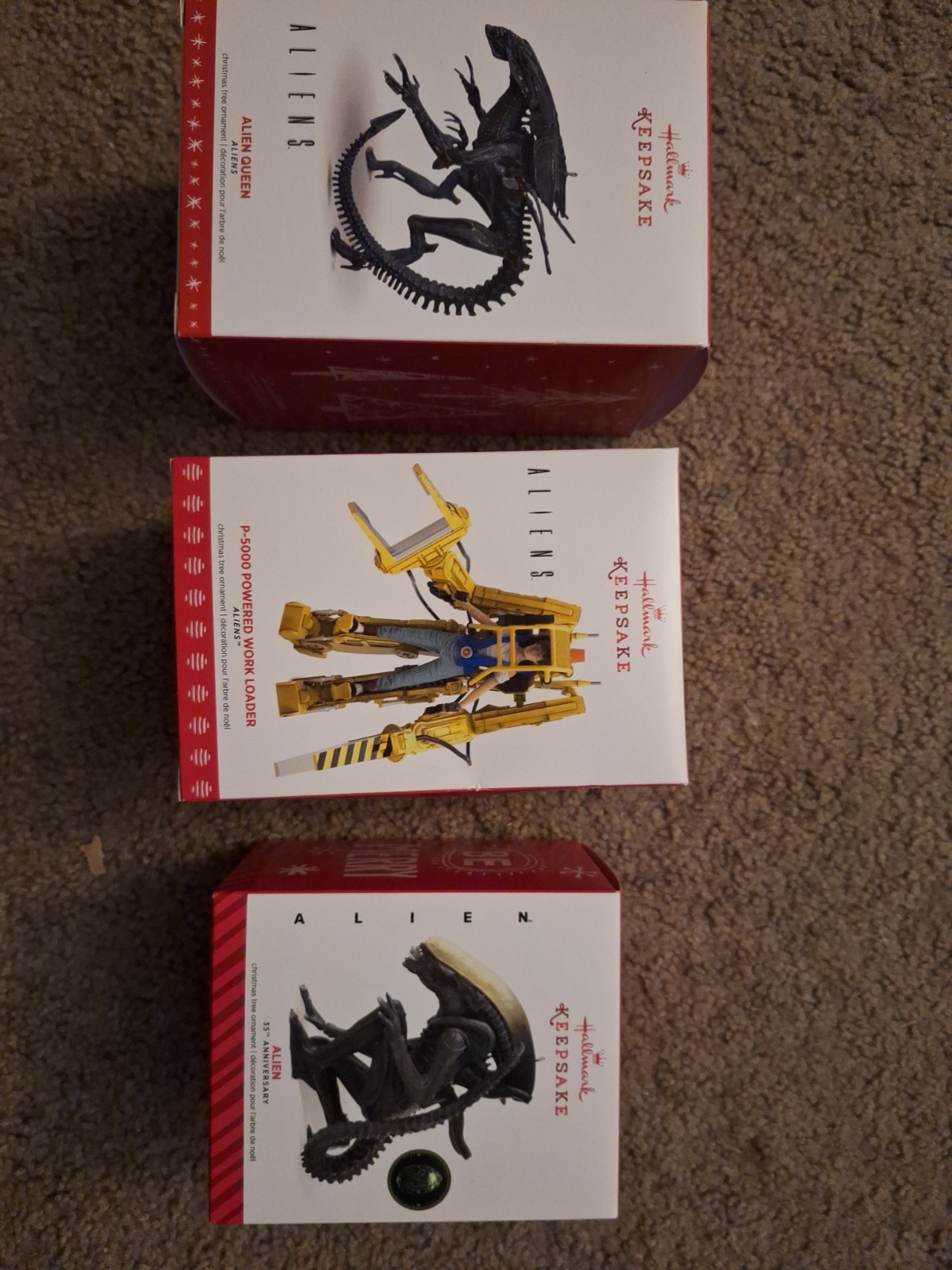Hallmark Keepsake P-5000 POWERED WORK LOADER Aliens Ripley Queen Lot Of 3 Hallmark Keepsake P-5000 POWERED WORK LOADER Aliens Ripley Queen Lot Of 3