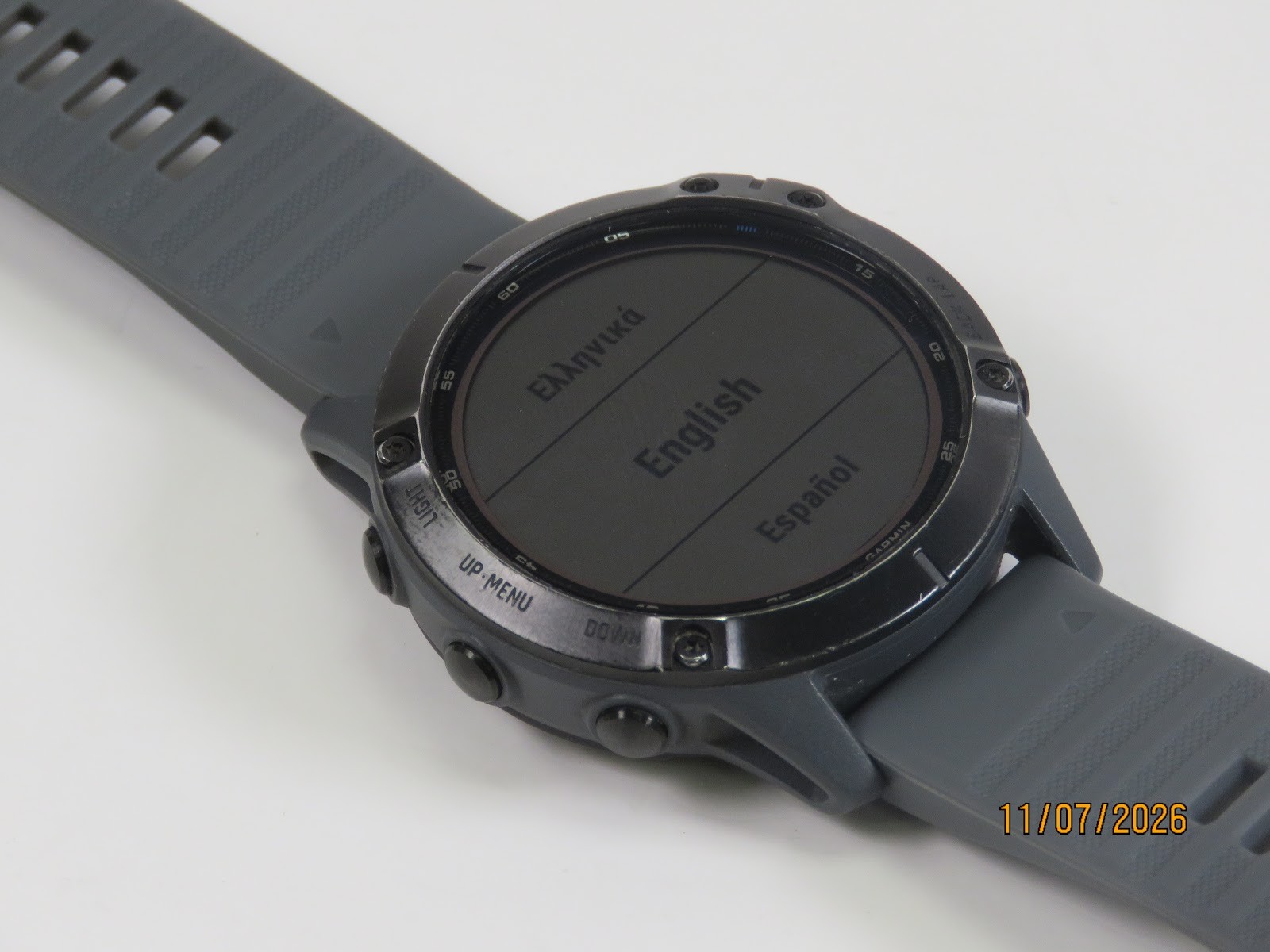 Garmin Fenix 6 Pro Solar 47mm GPS Multisport Watch Black Slate Gray Band - AC63 Garmin Fenix 6 Pro Solar 47mm GPS Multisport Watch Black Slate Gray Band - AC63