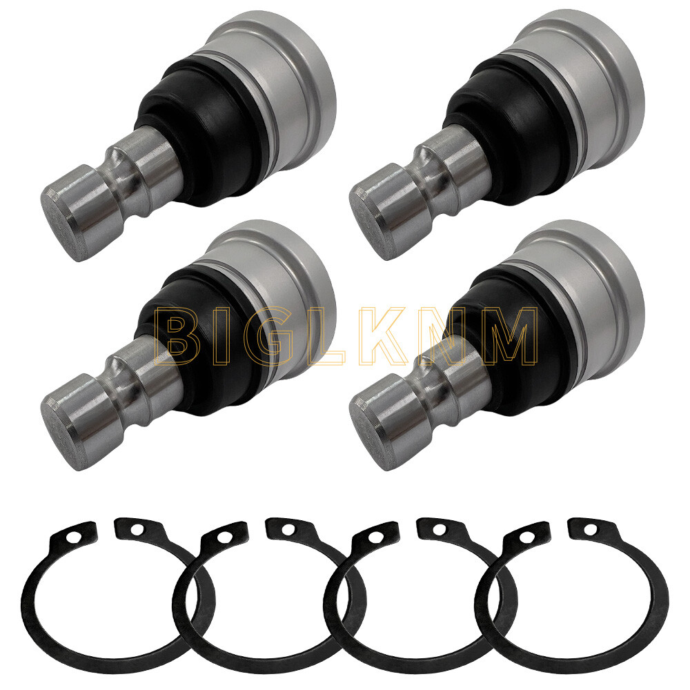 4 Packs Upper Lower Front Ball Joints for Polaris RZR 570 800 900 S 900 4 800