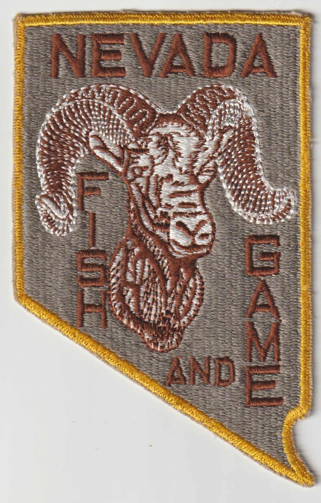 AUTHENTIC - Nevada State Fish and Game Patch - VERY OLD STYLE