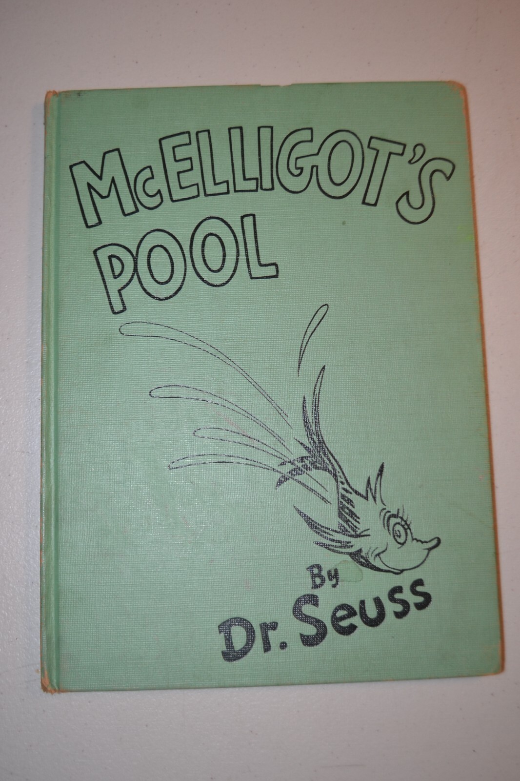 Vintage 1947 McElligot\'s Pool by Dr. Seuss 1st Edition Green Hard Cover Book Vintage 1947 McElligot\'s Pool by Dr. Seuss 1st Edition Green Hard Cover Book