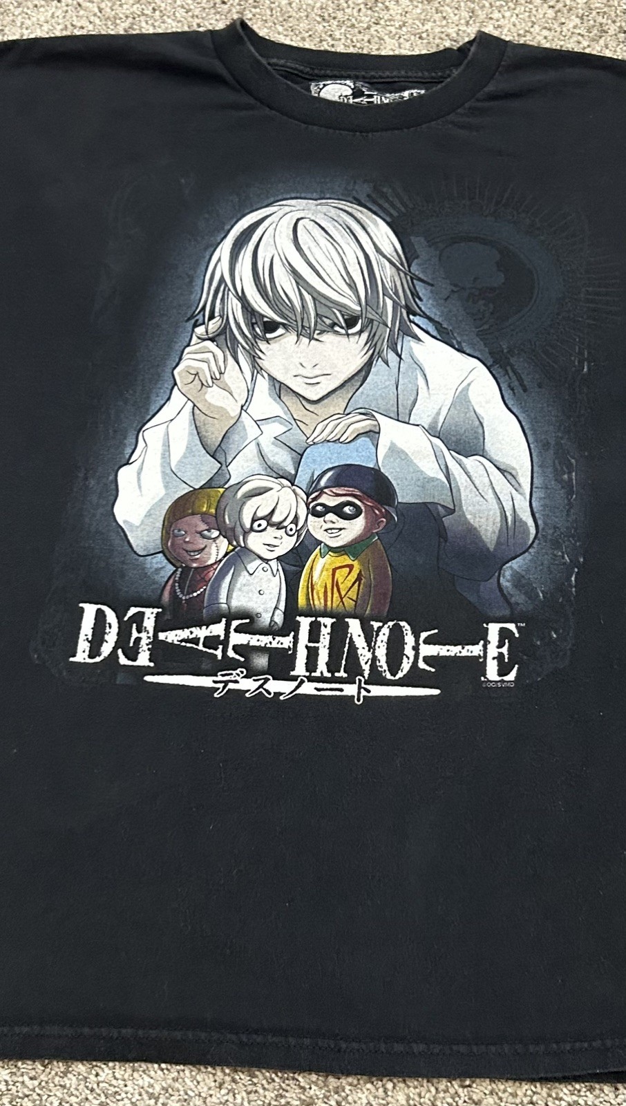 Vintage 2000\'s DEATH NOTE Anime Manga Graphic Tee Shirt Size XXL Shohen Jump Vintage 2000\'s DEATH NOTE Anime Manga Graphic Tee Shirt Size XXL Shohen Jump