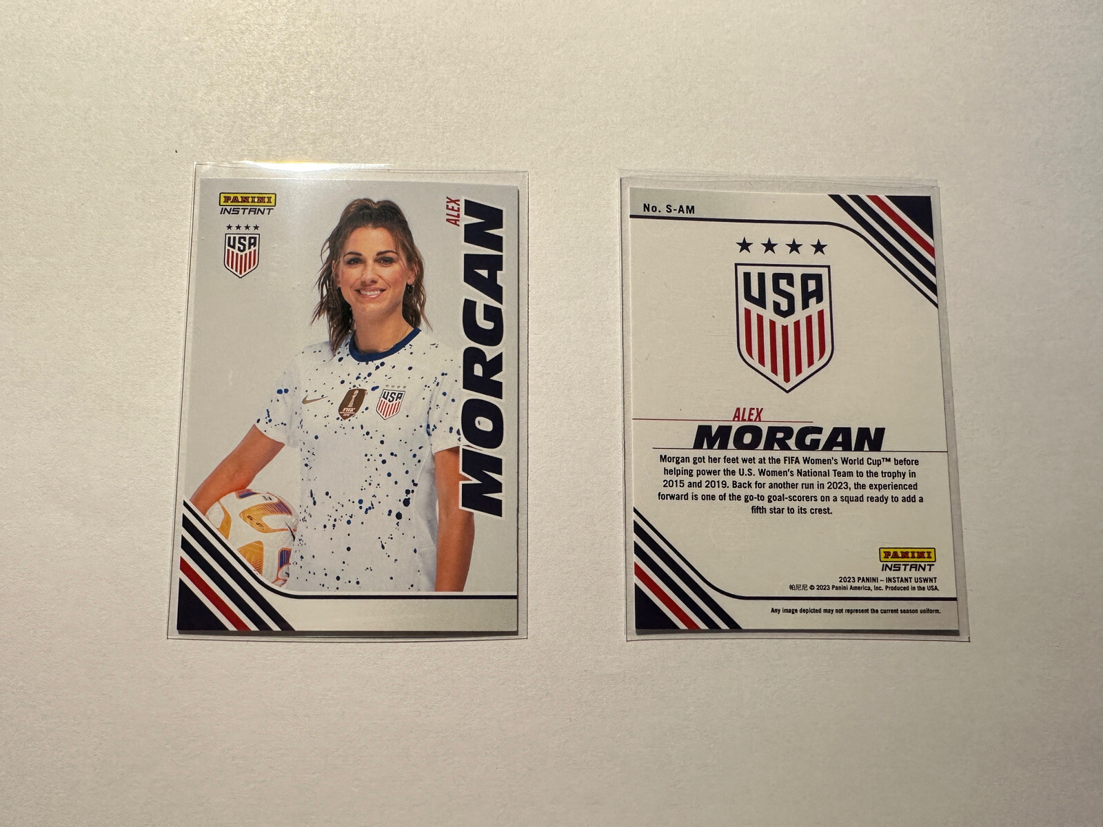 World Cup 2023 Panini ALEX MORGAN Team USA USWNT Studio # S-AM Mint World Cup 2023 Panini ALEX MORGAN Team USA USWNT Studio # S-AM Mint