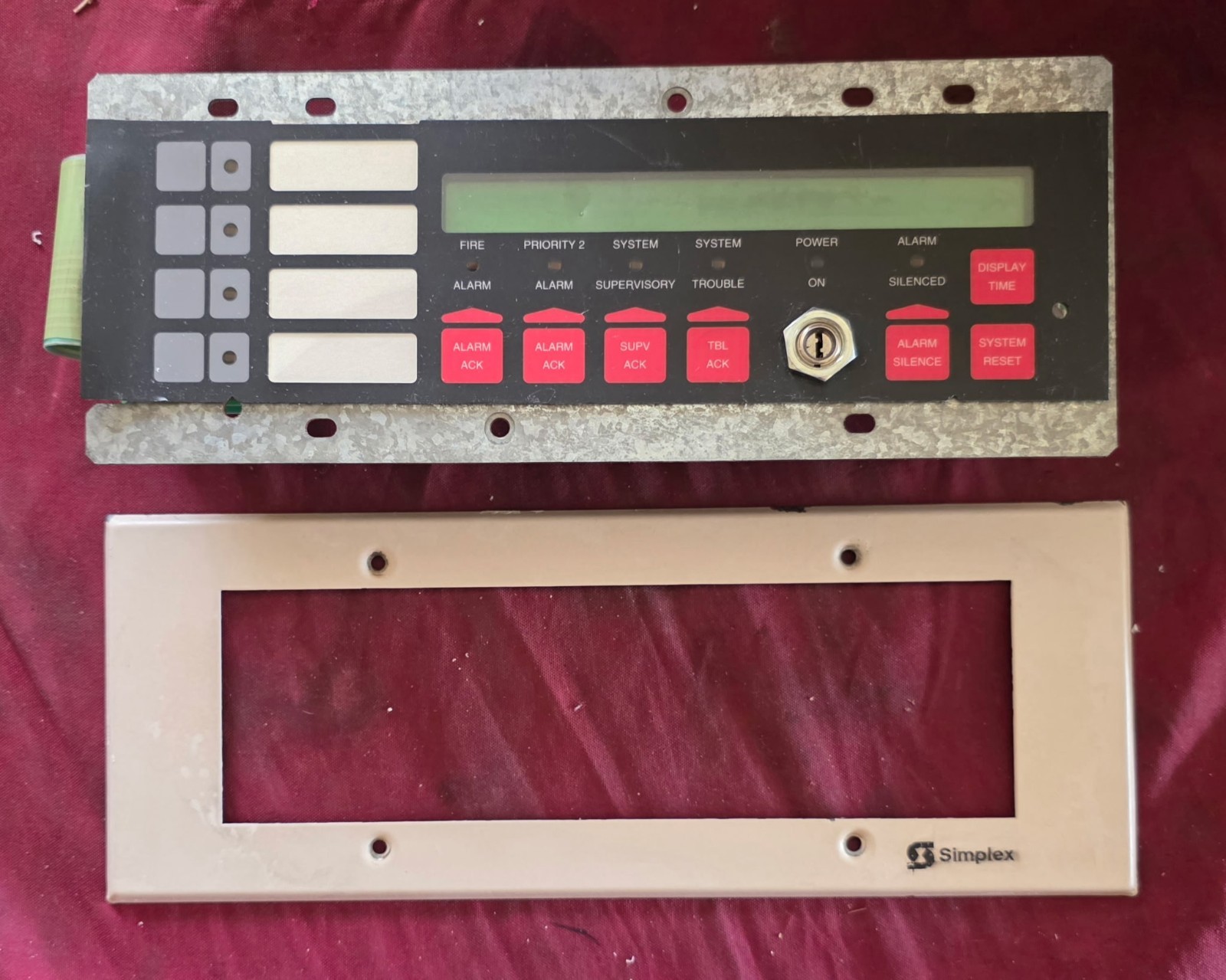 Simplex 4603-9101 Fire Alarm Control Panel Annunciator Simplex 4603-9101 Fire Alarm Control Panel Annunciator