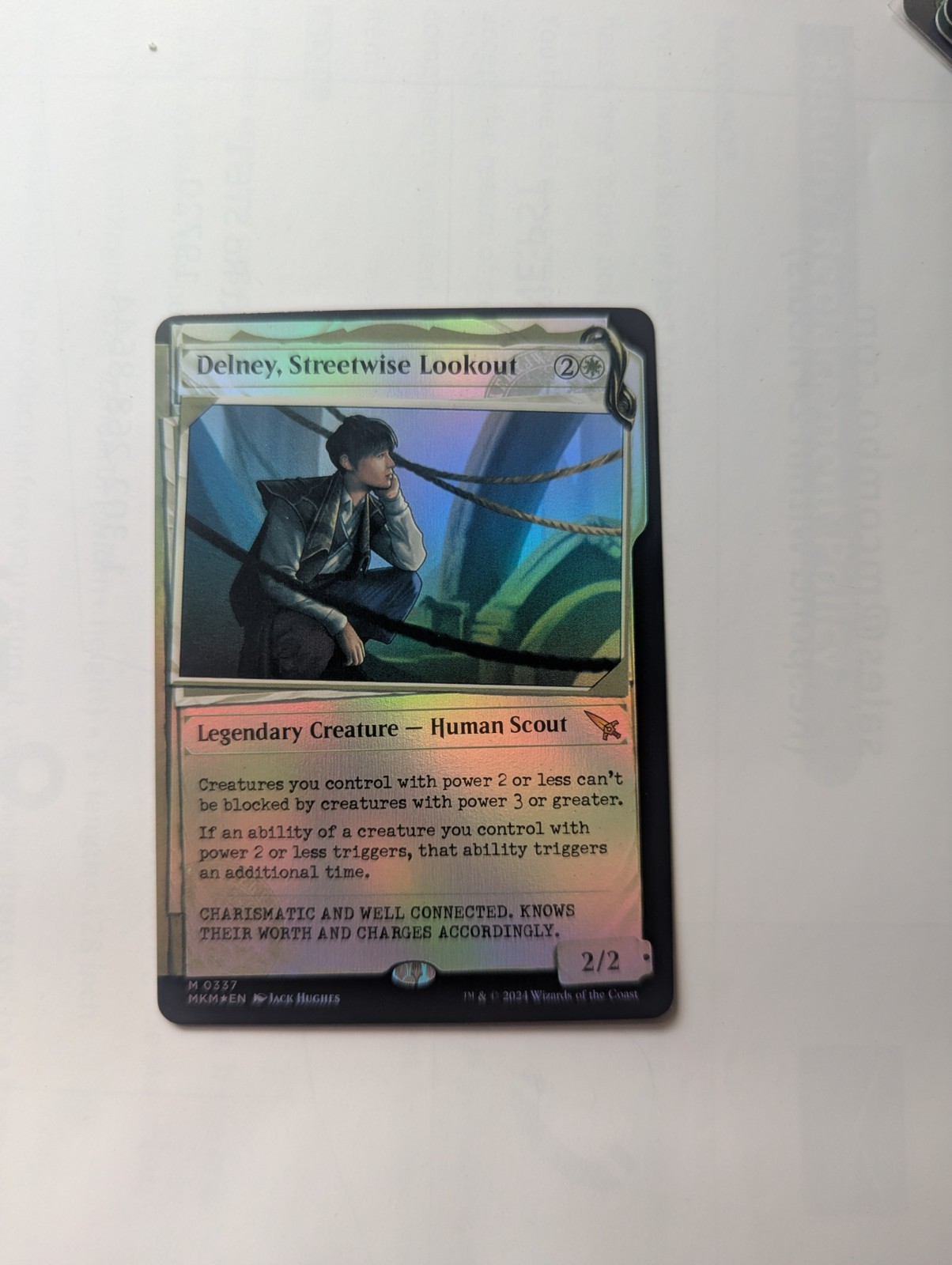 Delney, Streetwise Lookout, Foil Showcase Delney, Streetwise Lookout, Foil Showcase