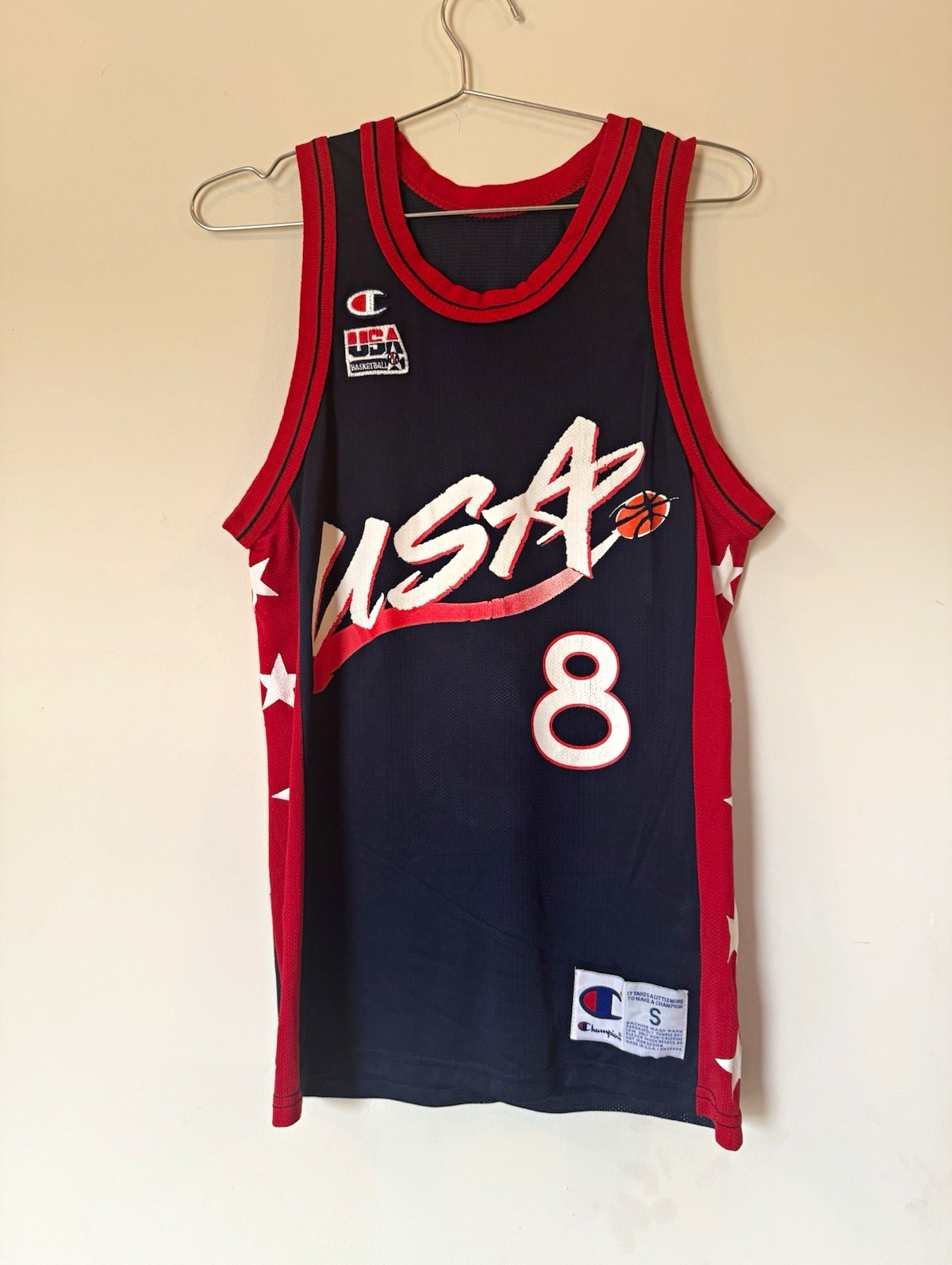 Vintage Team USA Scottie Pippen #8 Champion Basketball Jersey Vintage Team USA Scottie Pippen #8 Champion Basketball Jersey