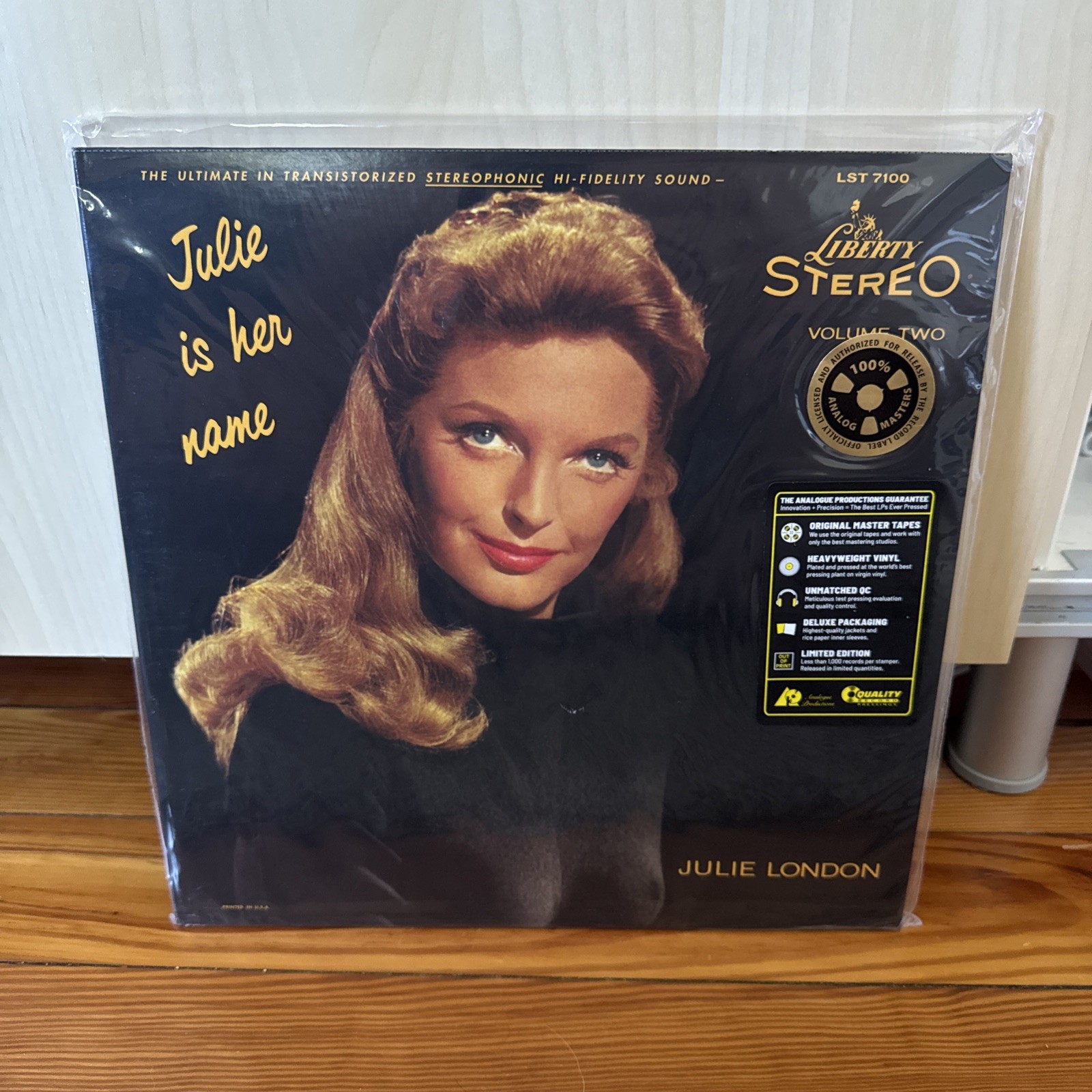 JULIE LONDON Julie Is Her Name Vol. 2 180 gram vinyl-LP-Analogue Productions-NEW JULIE LONDON Julie Is Her Name Vol. 2 180 gram vinyl-LP-Analogue Productions-NEW