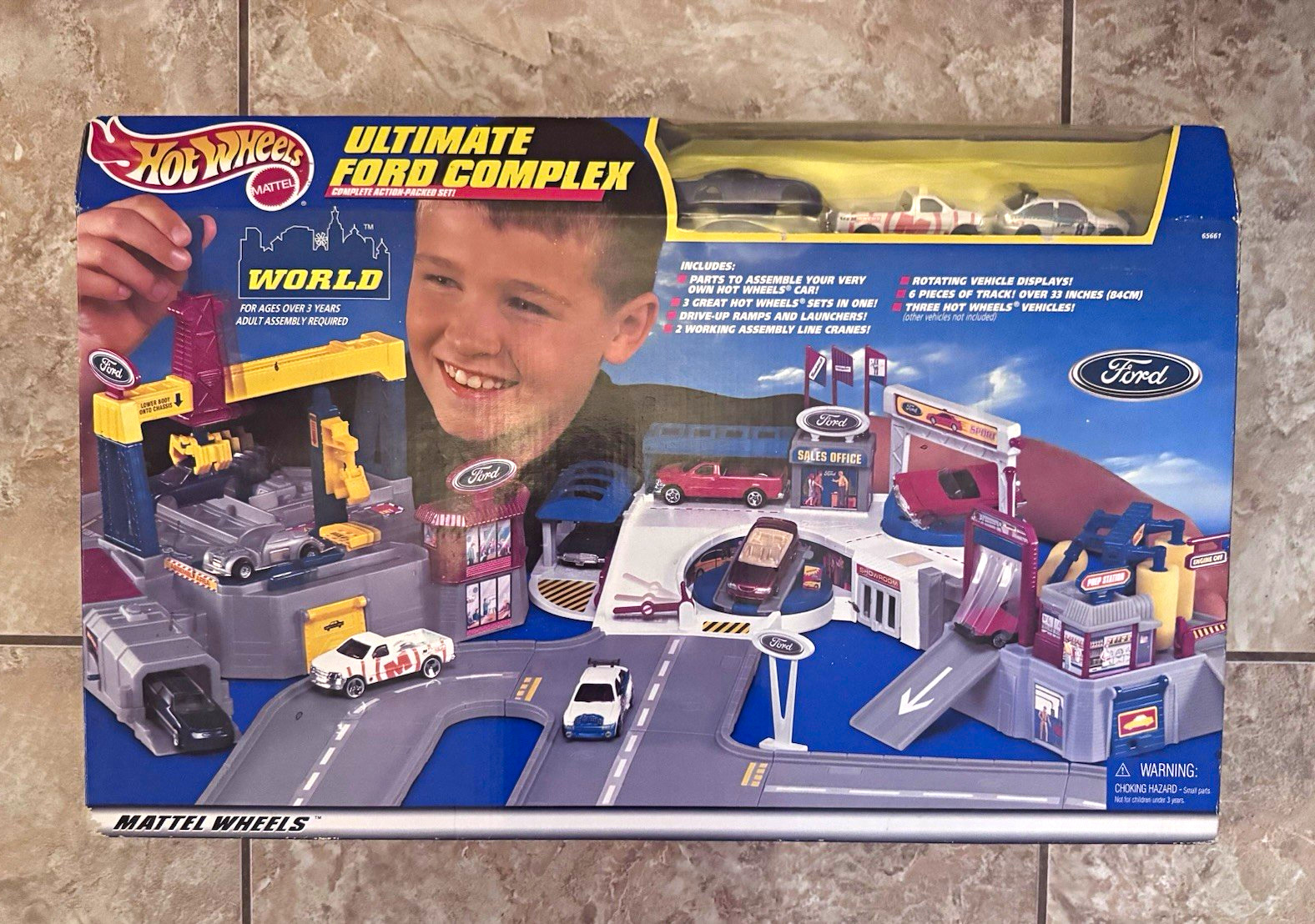 Vintage Hot Wheels Ultimate Ford Complex Playset Mattel 65661 NEW SEALED Vintage Hot Wheels Ultimate Ford Complex Playset Mattel 65661 NEW SEALED