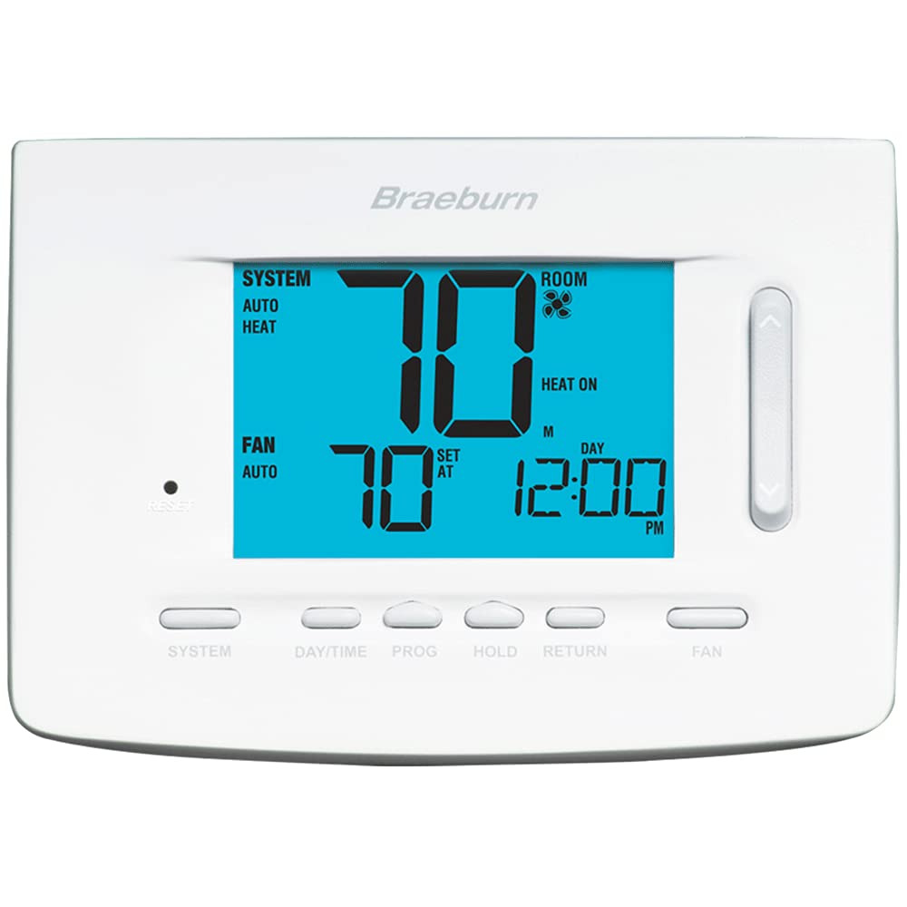 5220 Thermostat, Universal 7, 5-2 Day or Non-Programmable, 3H/2C