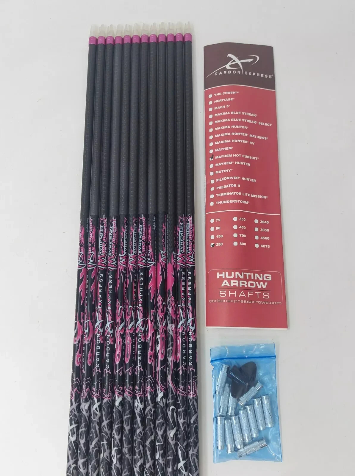12pk Carbon Express Mayhem Hot Pursuit 250: 30\