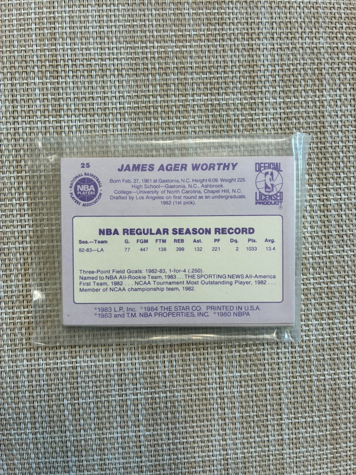 1983-84 star basketball L A Lakers team set FACTORY SEALED 1983-84 star basketball L A Lakers team set FACTORY SEALED