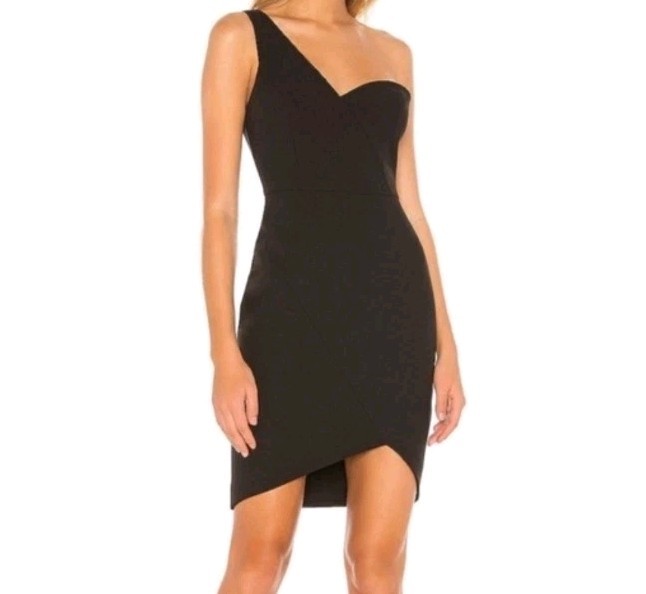 NWT BCBGmaxazria Dress Size 4 Eve One Shoulder Black Formal Cocktail Party $248 NWT BCBGmaxazria Dress Size 4 Eve One Shoulder Black Formal Cocktail Party $248