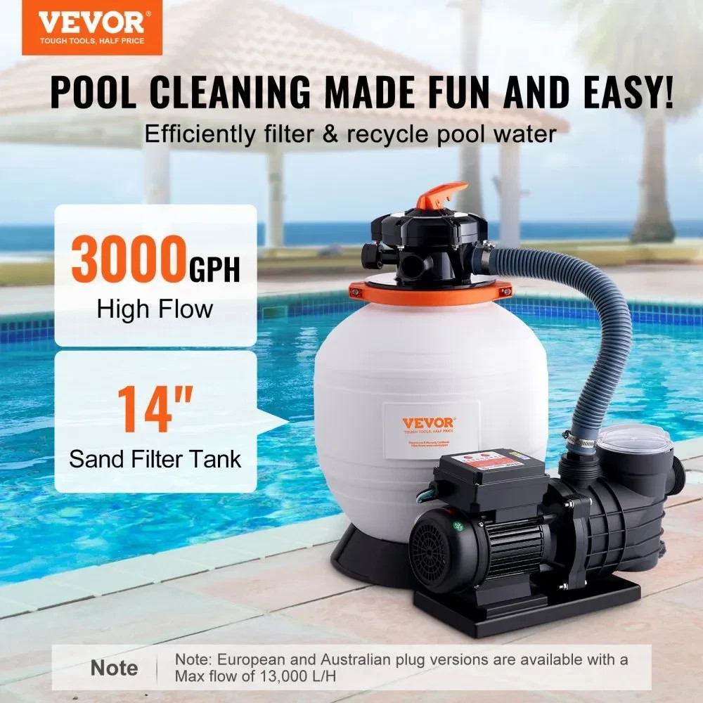 3/4HP 3000GPH    Sand Filter System HCP550