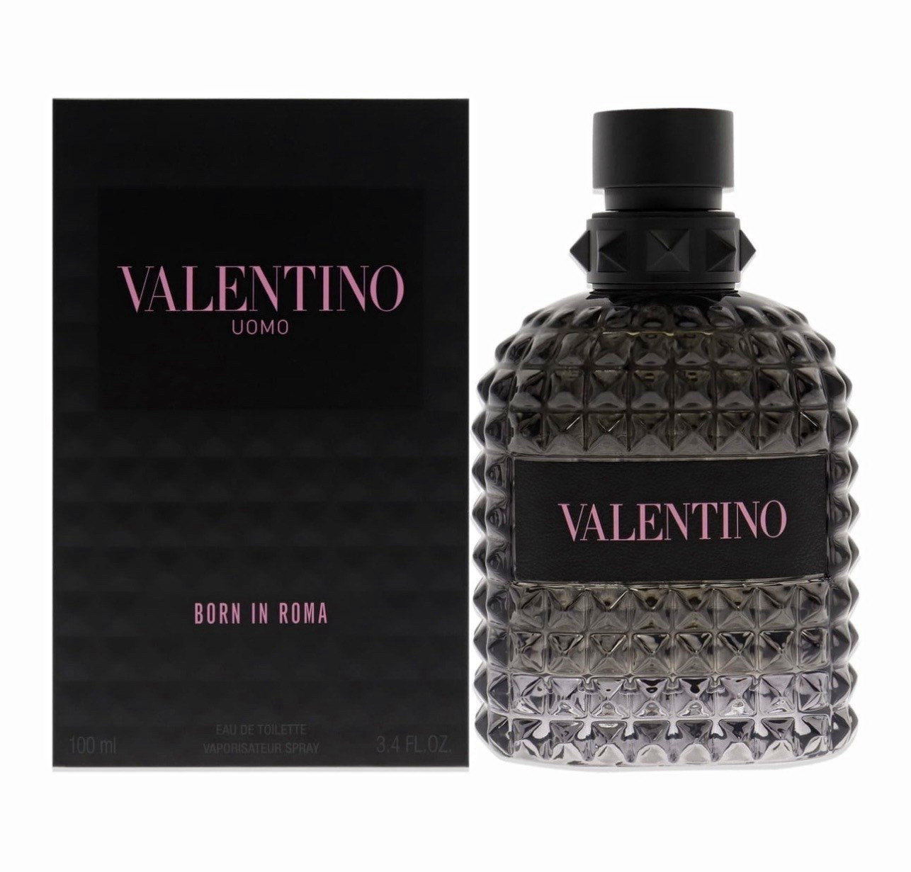 Valentino Uomo Born in Roma Eau de Toilette Spray Regular Size 3.4 fl oz Valentino Uomo Born in Roma Eau de Toilette Spray Regular Size 3.4 fl oz