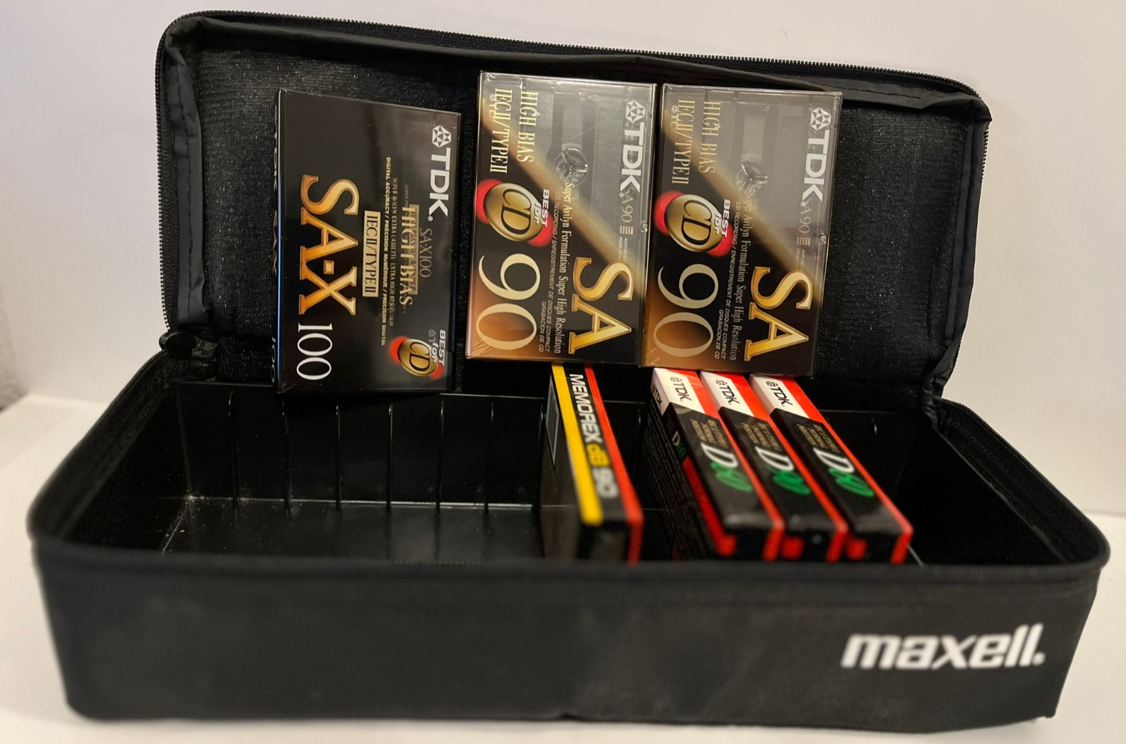 Vintage TDK D90 SA90 SA-X100 Blank Audio Cassette Tape Lot Of (7) - NEW SEALED Vintage TDK D90 SA90 SA-X100 Blank Audio Cassette Tape Lot Of (7) - NEW SEALED