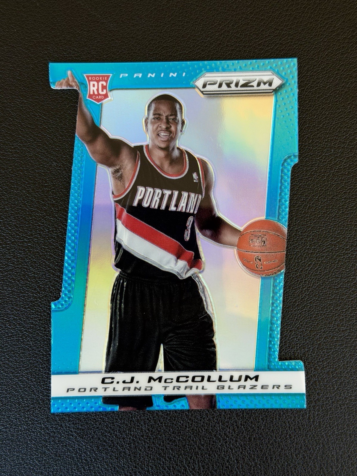 CJ McCollum (RC) 2013-14 Panini Prizm #283 Light Blue Die Cut Prizm /199 HAWKS CJ McCollum (RC) 2013-14 Panini Prizm #283 Light Blue Die Cut Prizm /199 HAWKS