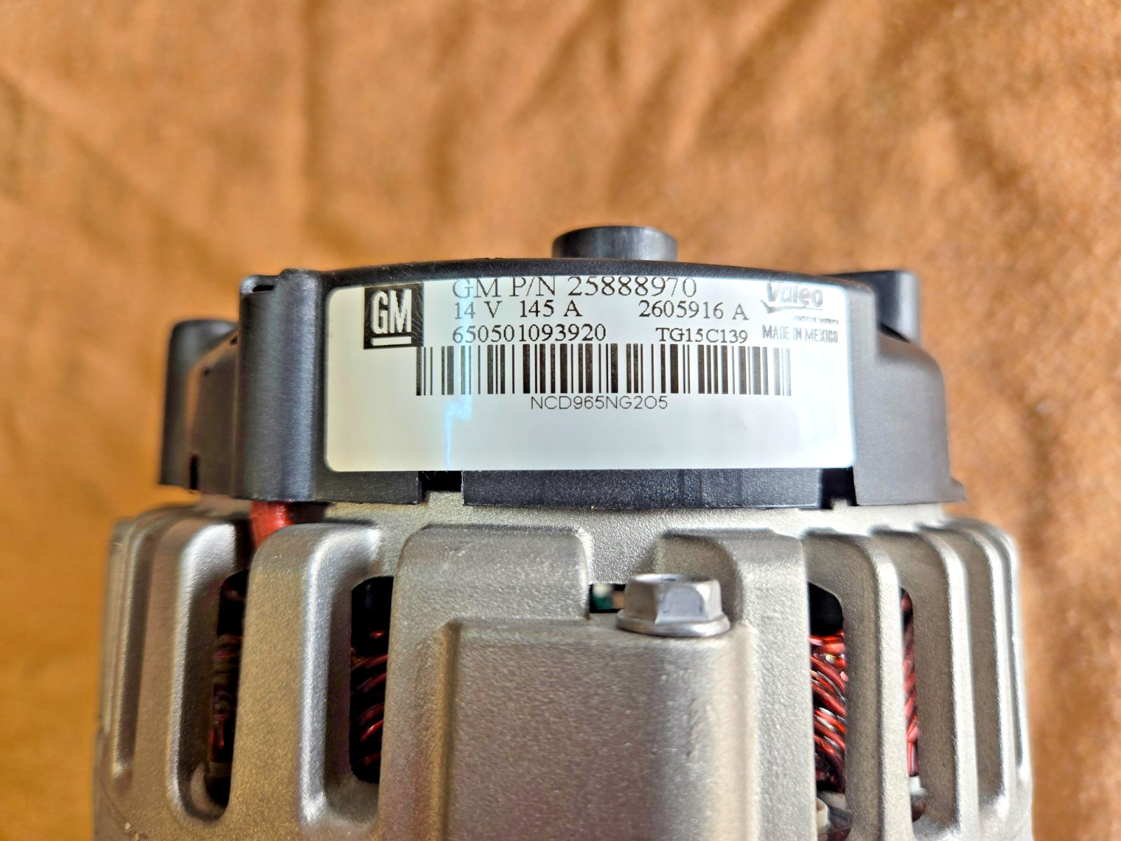 Genuine GM 25888970 2005-2013 Corvette Alternator 145 Amps Genuine GM 25888970 2005-2013 Corvette Alternator 145 Amps