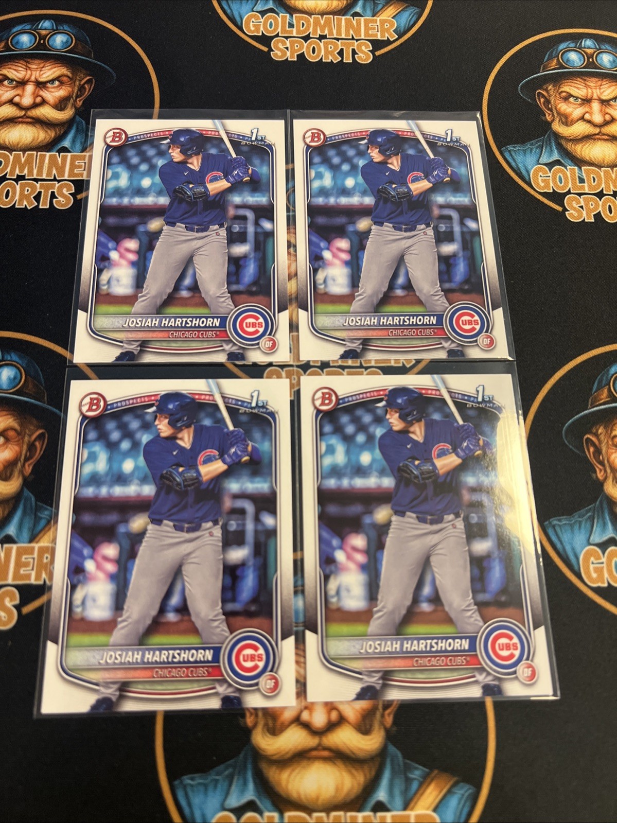 2025 Bowman Draft Josiah Hartshorn BD-21 4 Card Lot Cubs 2025 Bowman Draft Josiah Hartshorn BD-21 4 Card Lot Cubs