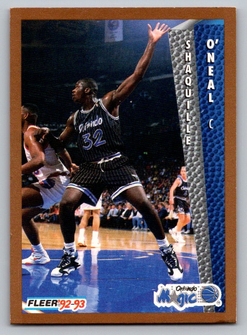 1992-93 Fleer Shaquille O\'Neal Rookie #401 Magic