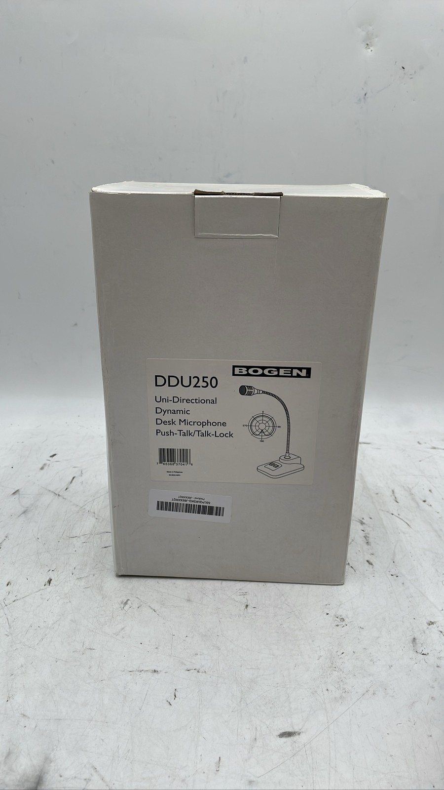 Bogen DDU250 Push-Talk Paging Dynamic Uni-Directional Desk Gooseneck Microphone Bogen DDU250 Push-Talk Paging Dynamic Uni-Directional Desk Gooseneck Microphone