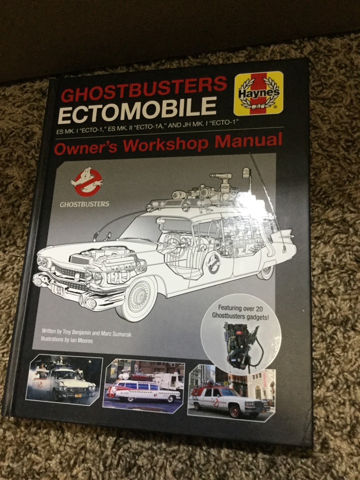 GHOSTBUSTERS HAYNES OWNERS' WORKSHOP MANUAL: ECTOMOBILE ES MK.I - Hardcover NEW