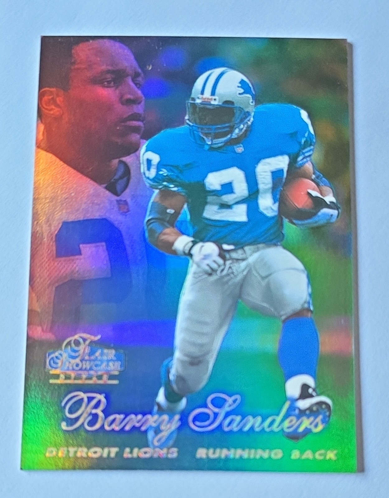 1998 Flair Showcase - Barry Sanders #20 Row 2