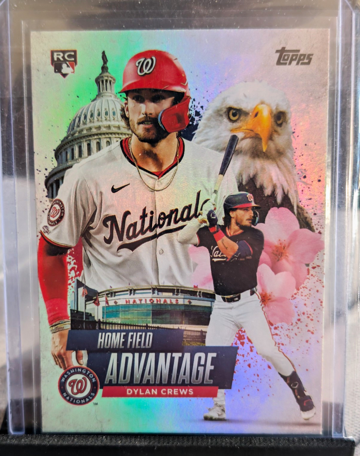 Topps 2025 Series 2 Home Field Advantage Dylan Crews #HA-21 RC - Nationals Topps 2025 Series 2 Home Field Advantage Dylan Crews #HA-21 RC - Nationals
