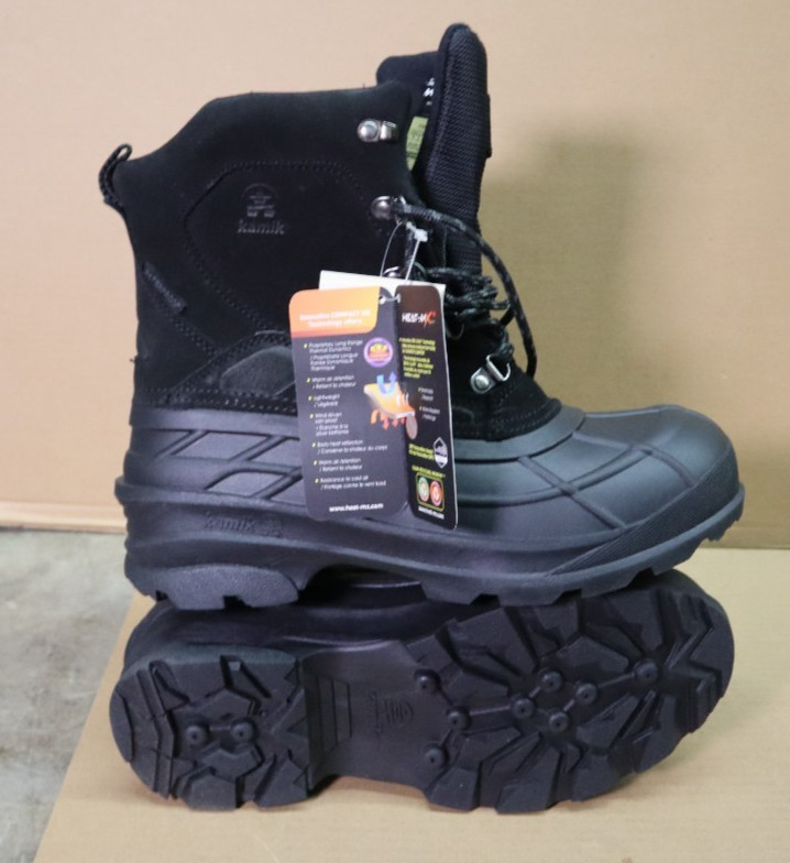 Kamik Fargo 2 Waterproof Thermal Insulated Boot Black US Men\'s Size 9 (READ)