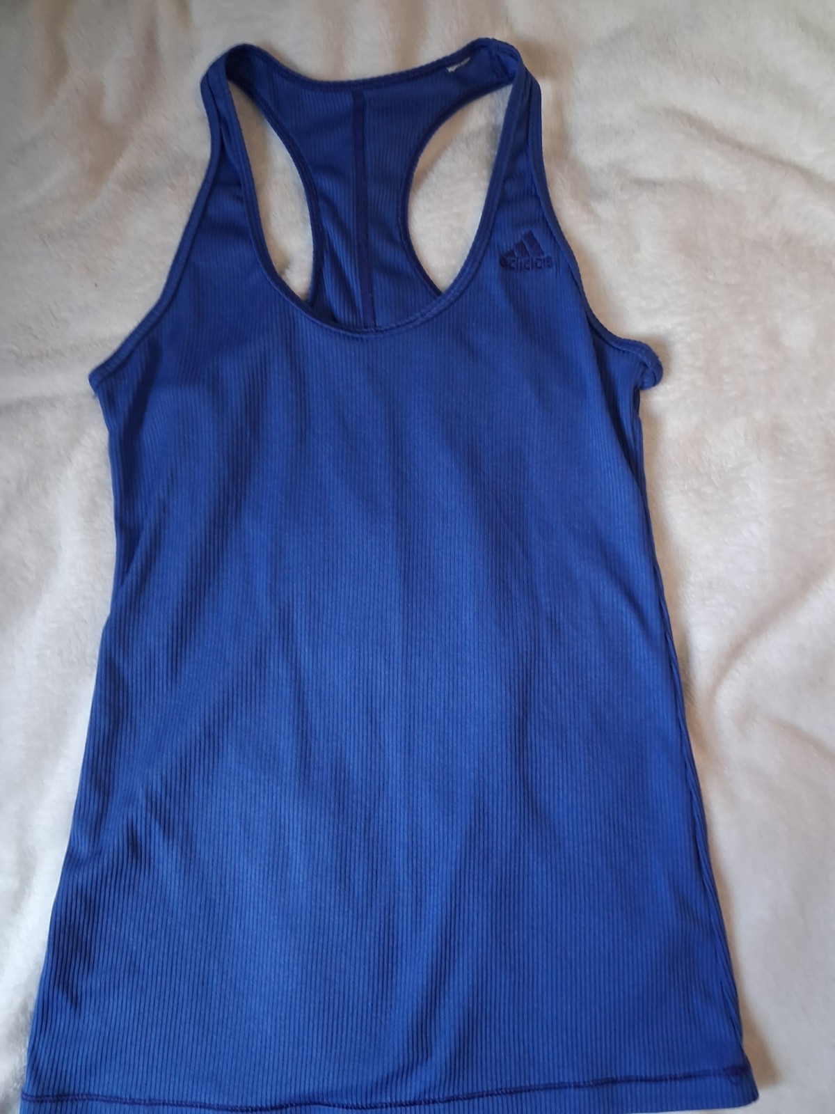 ☆NWOT Adidas Womens Blue Racerback Tank Top Lightweight, Casual, Size Small ☆NWOT Adidas Womens Blue Racerback Tank Top Lightweight, Casual, Size Small