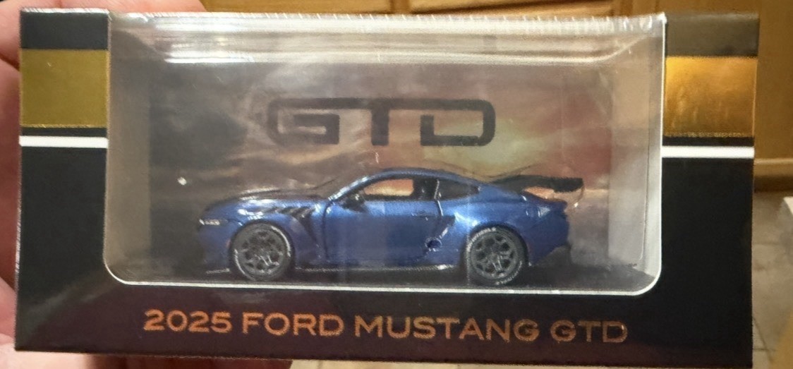 New In Hand  Kilo Wheelz 2025 Ford Mustang GTD Blue Mint Sealed #1667 Of 2500