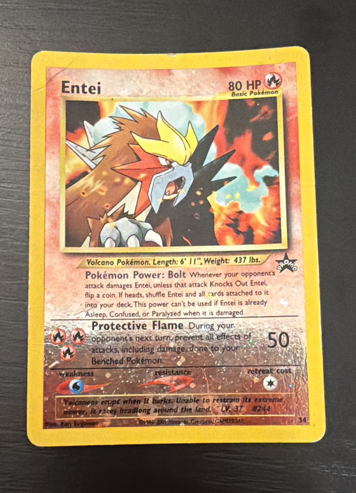Entei 34/53 Wotc Promo Reverse Holo Entei 34/53 Wotc Promo Reverse Holo